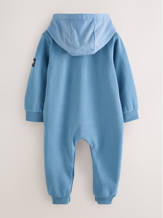 Baker by Ted Baker Blue Hooded Romper image 2