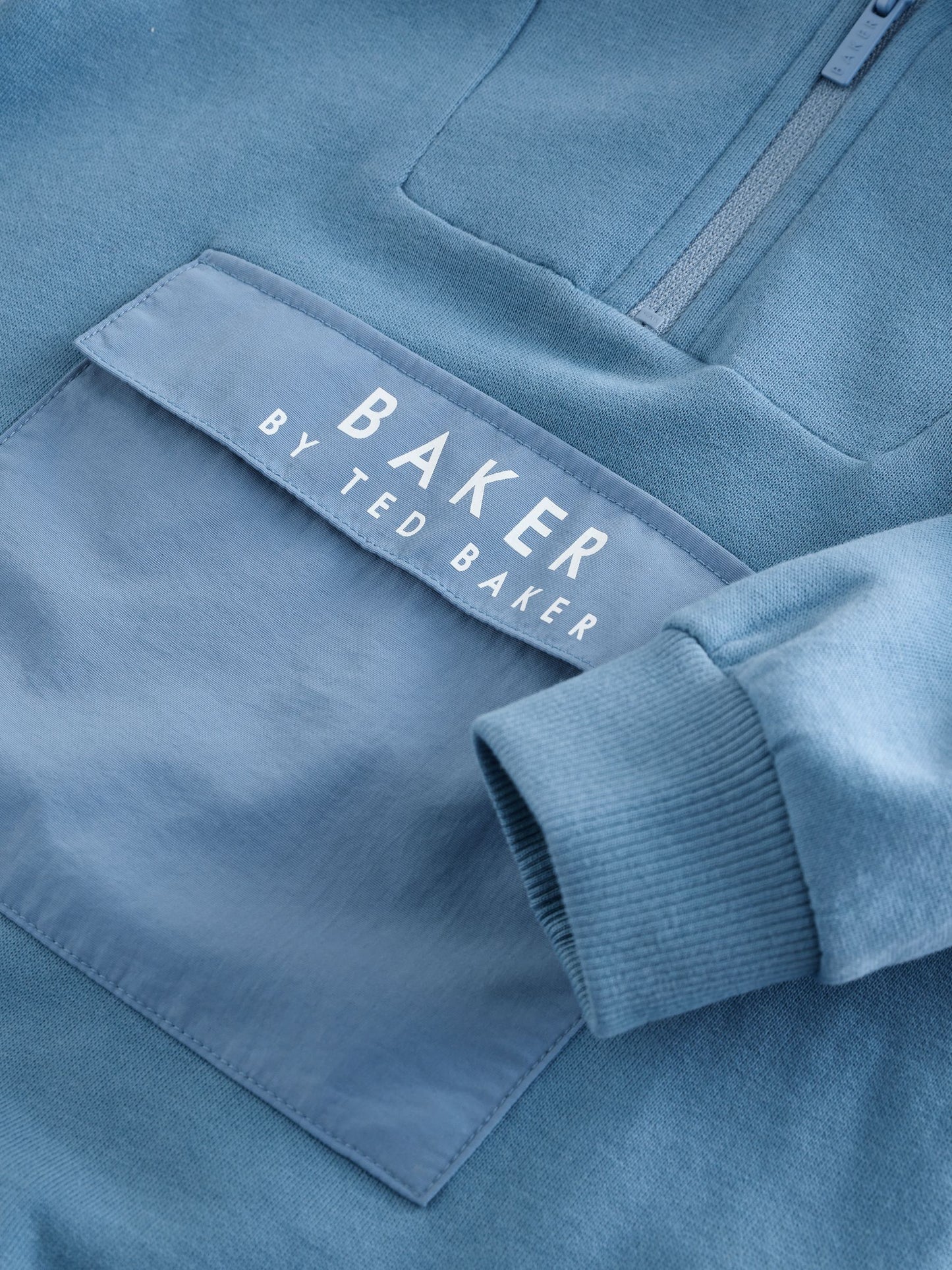 Baker by Ted Baker Blue Hooded Romper image 6