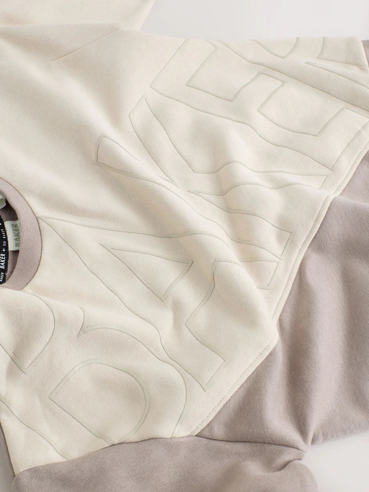 Baker by Ted Baker Colourblock Sweat Top and