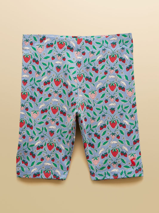 Joules Girls' Cartwheel Blue & Pink Cycling Shorts 2 Pack image 2