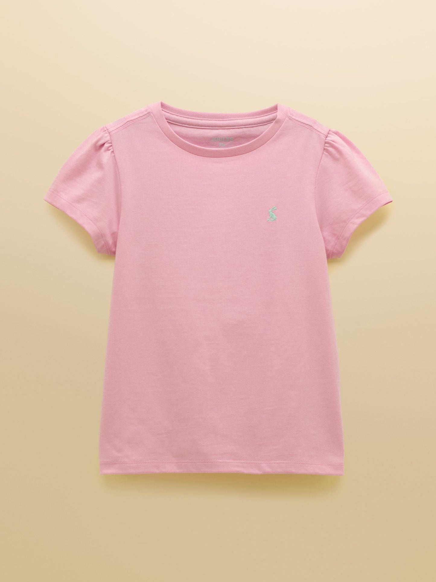Joules Girls' Let's Go Pink/Blue/Turquoise Short Sleeve T Shirts 3 Pack image 8