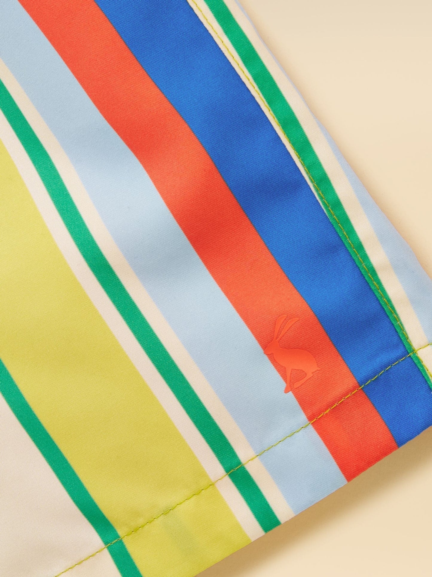 Joules Boys' Ocean Multi Striped Printed Swim Shorts image 6