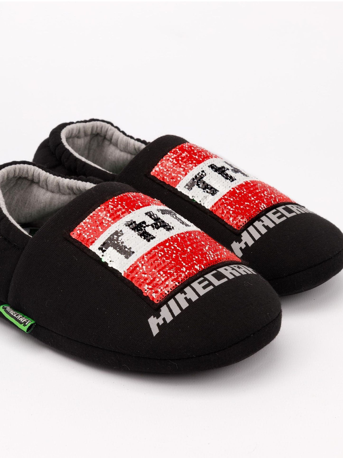 Vanilla Underground Black Minecraft Slippers image 5