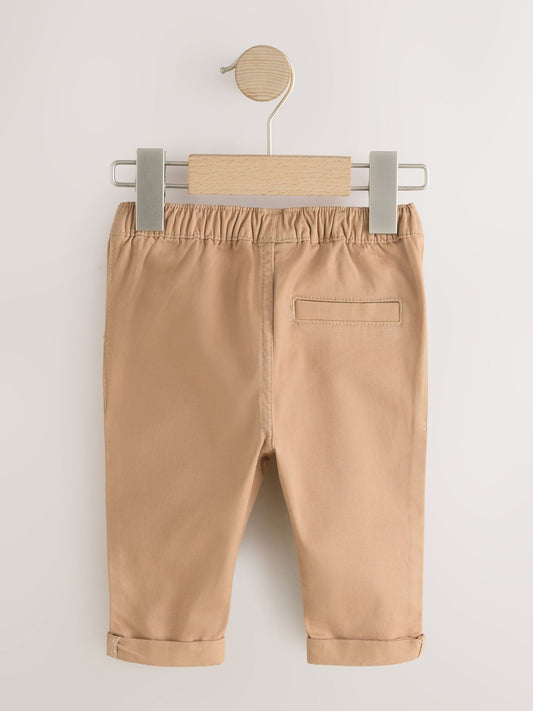 Tan Brown Baby Chino Trousers (0mths-2yrs) image 2