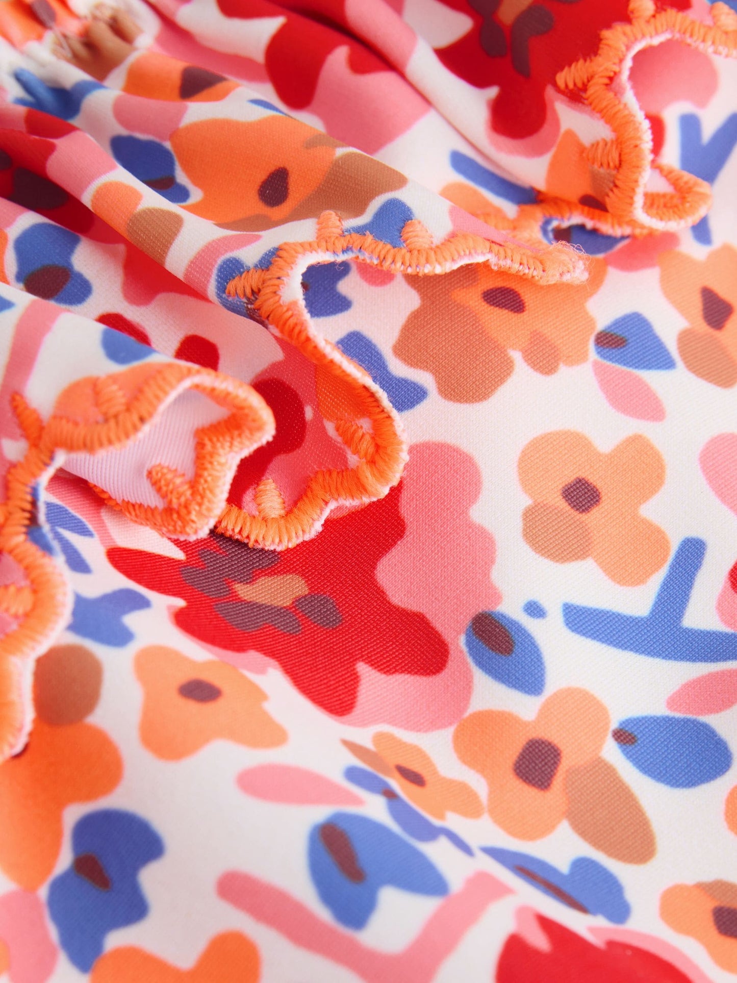 Dsiney Kidz - Orange Ditsy Floral Frill Bikini (3-16yrs) image 8