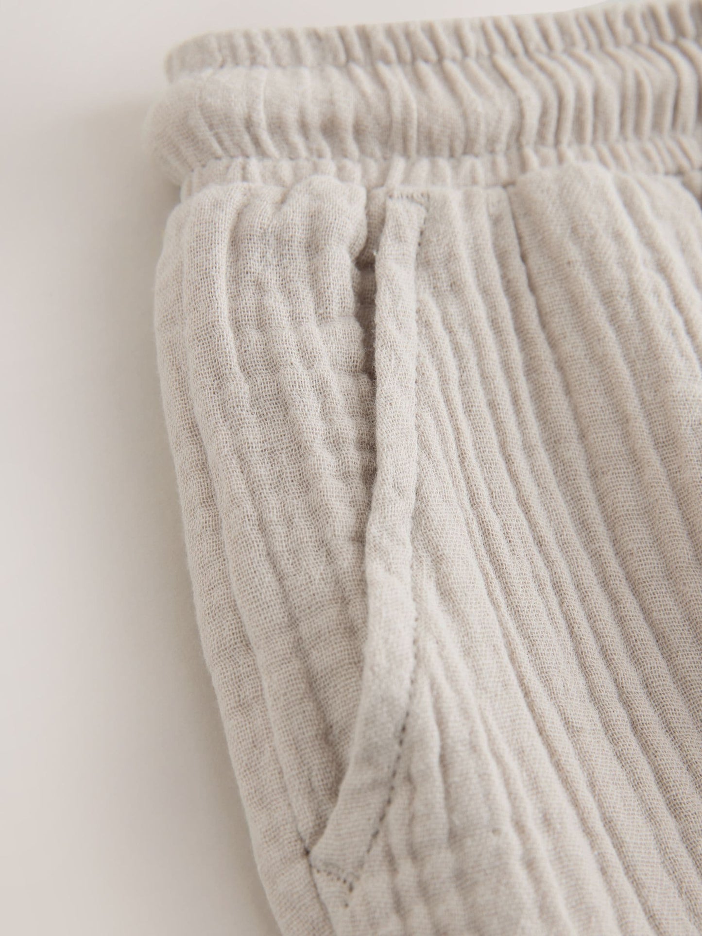 Neutral Soft Textured Pull On Trousers (3mths-7yrs) image 8