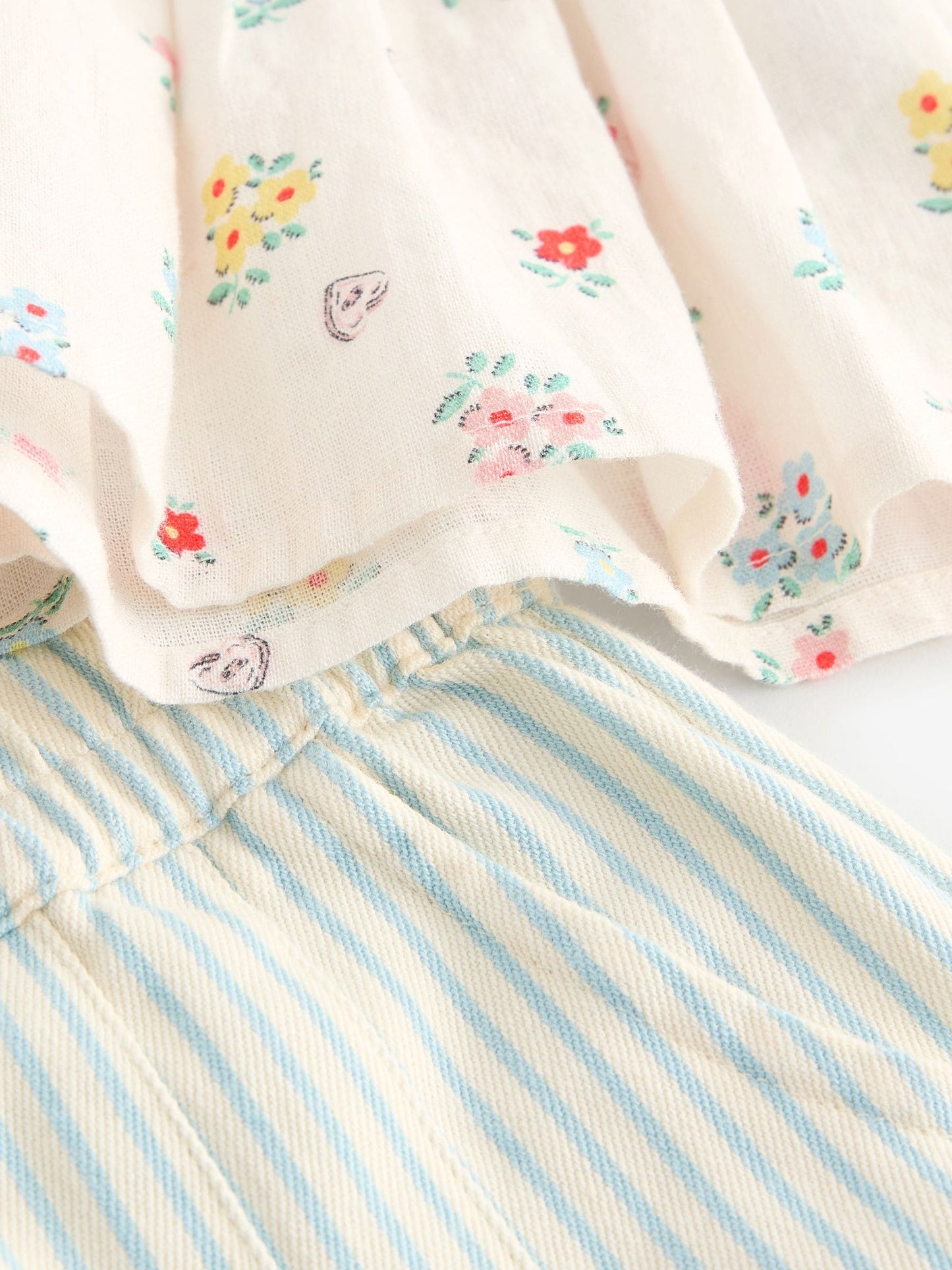 Cath Kidston Ecru Ditsy Blouse And Trousers Set (3mths-8yrs) image 10