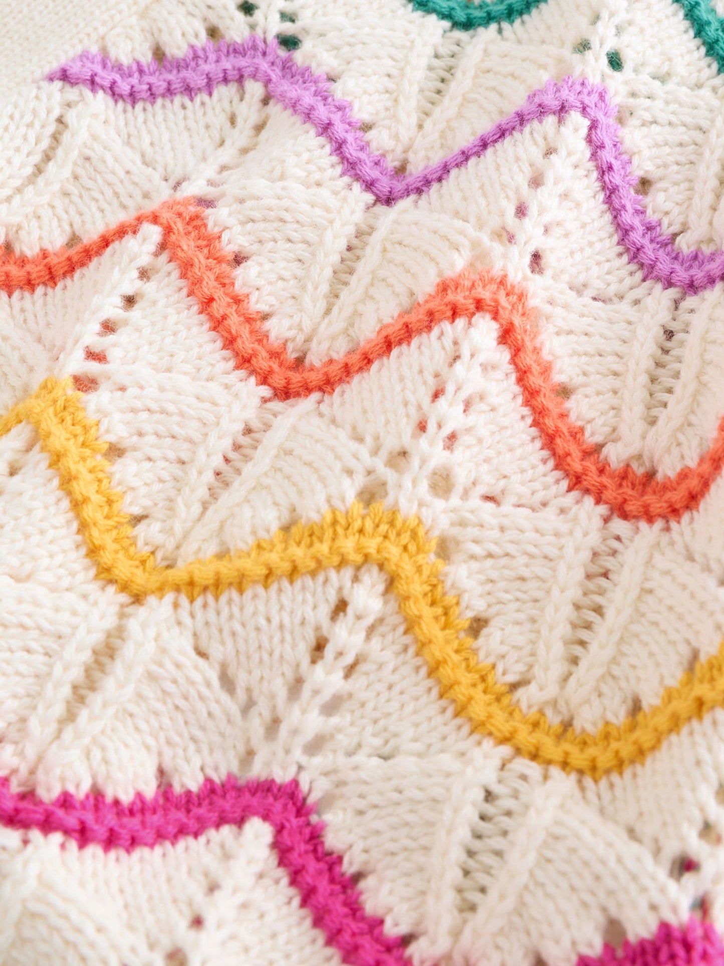 Rainbow Wavy V-Neck Cardigan (3mths-7yrs) image 9
