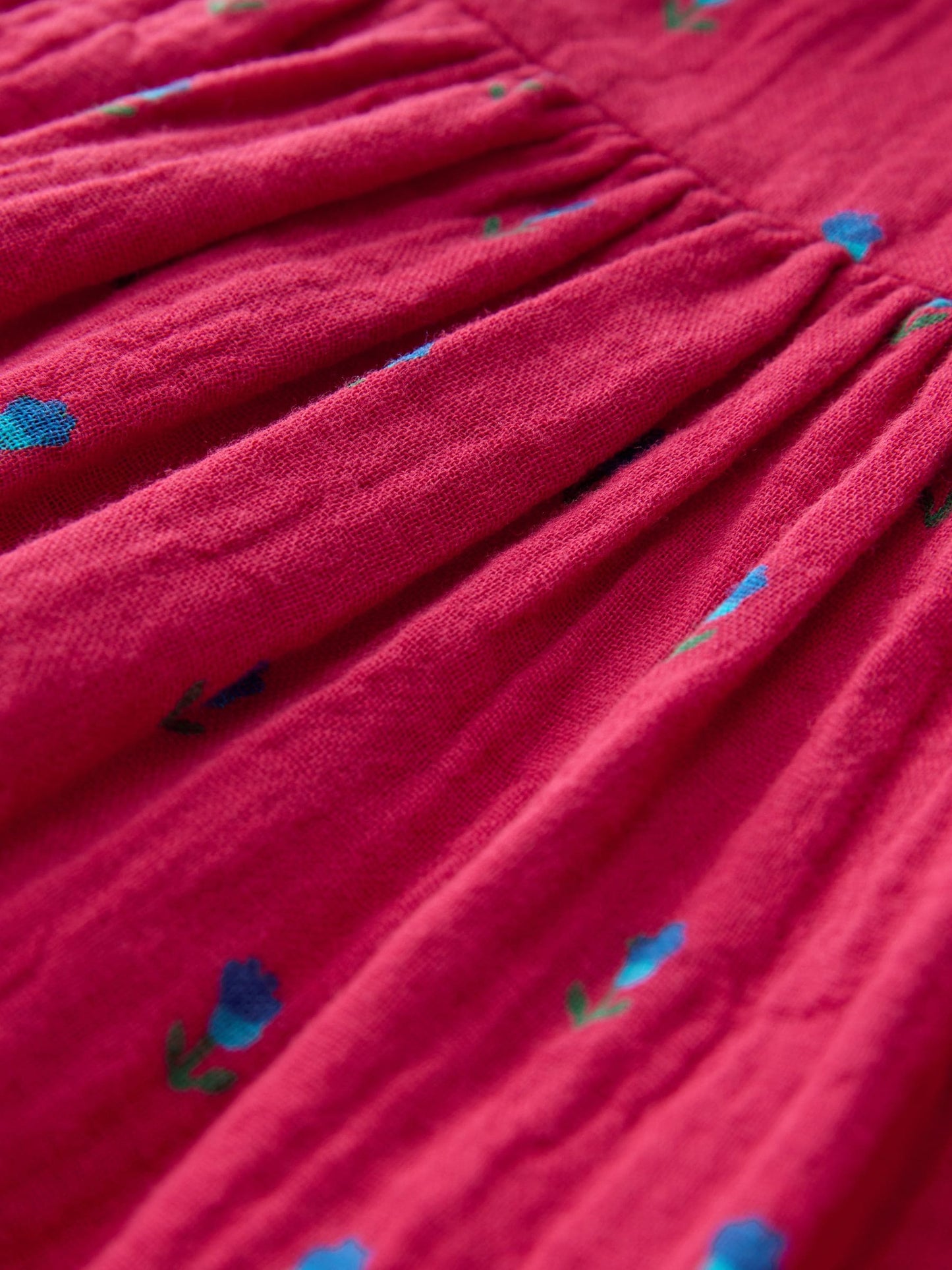Red Ditsy Ric Rac Collar Dress (3mths-8yrs) image 7