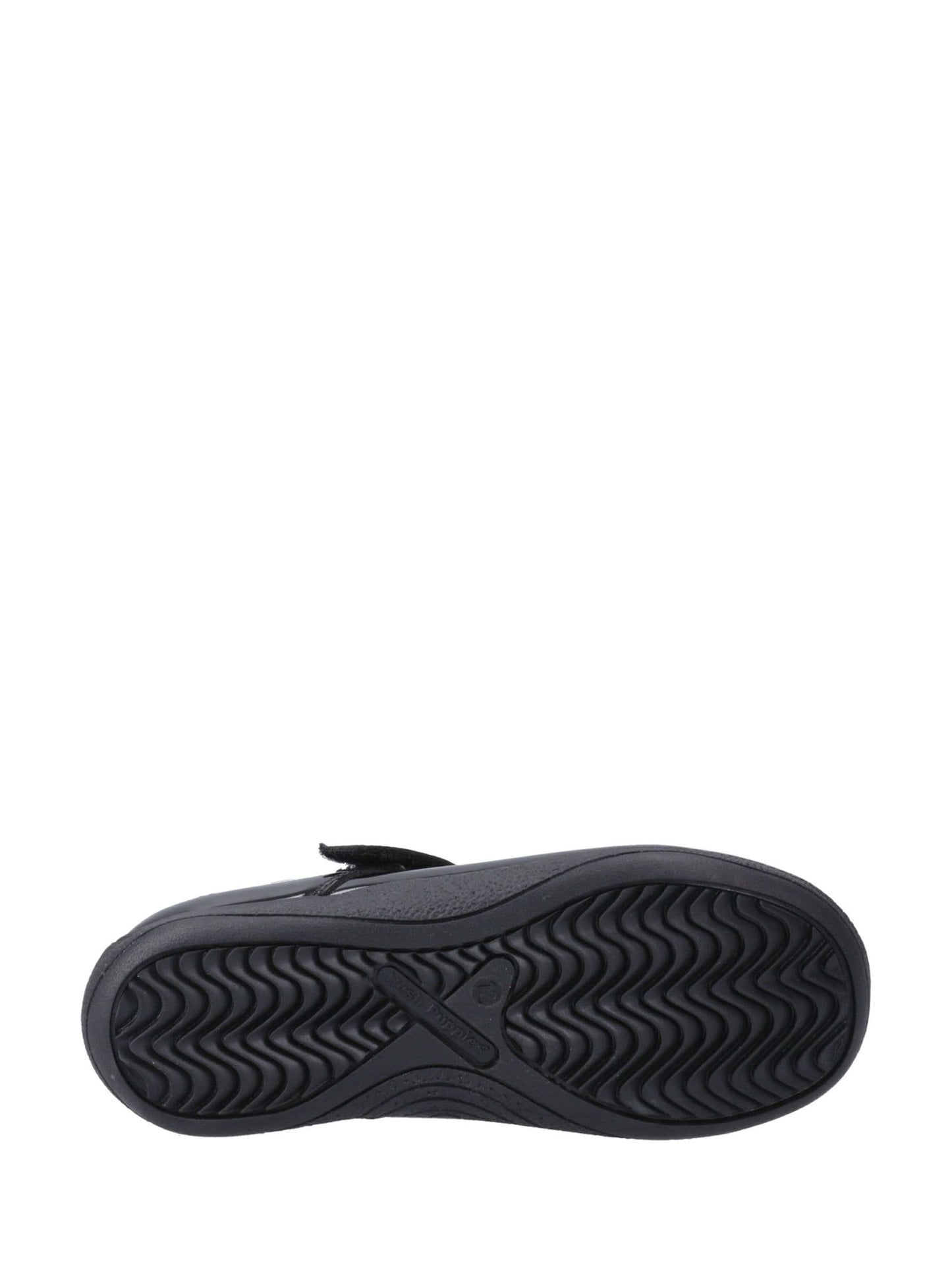 Hush Puppies Black Senior Caitlin T-Bar Patent Shoes image 4