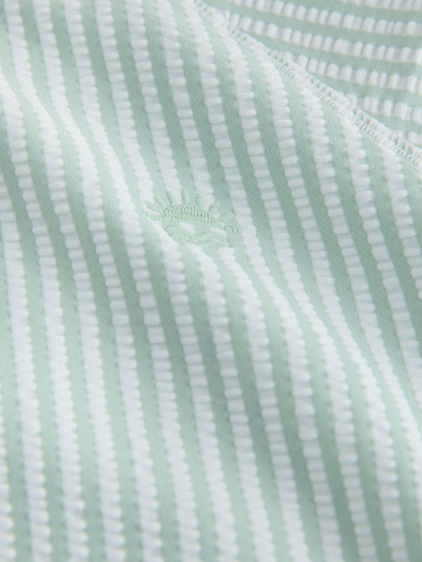 Green Textured Rash Vest and Swim Shorts Set (3mths-7yrs) image 4