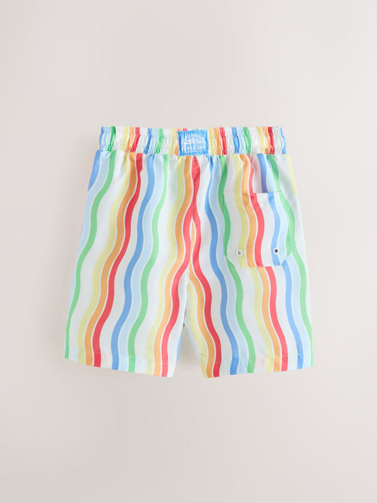 Little Bird by Jools Oliver Pastel Waves Swimshorts image 2