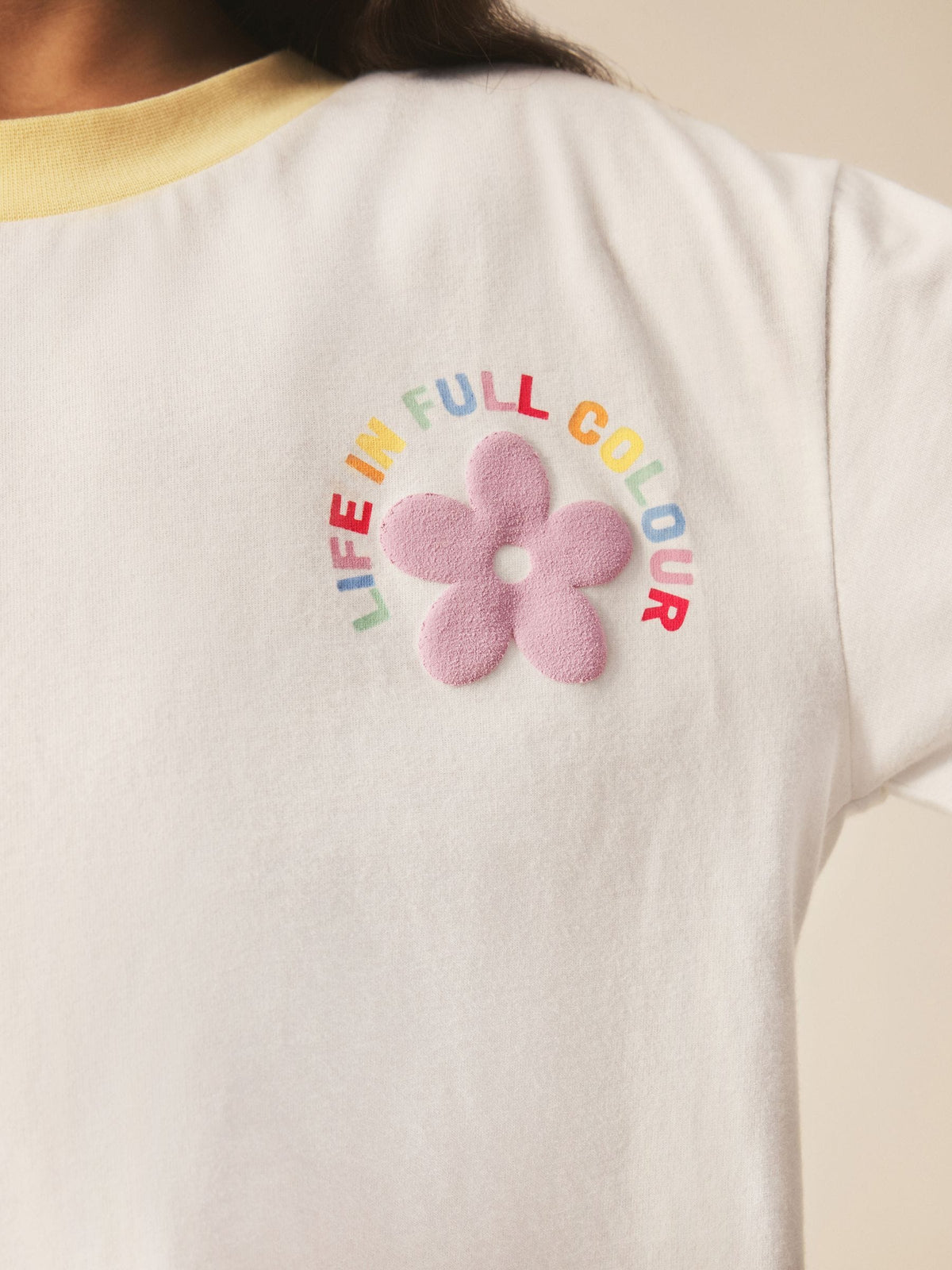 Dsiney Kidz - Little Bird by Jools Oliver Rainbow Print T-Shirt & Ribbed Cycling Shorts Set image 6