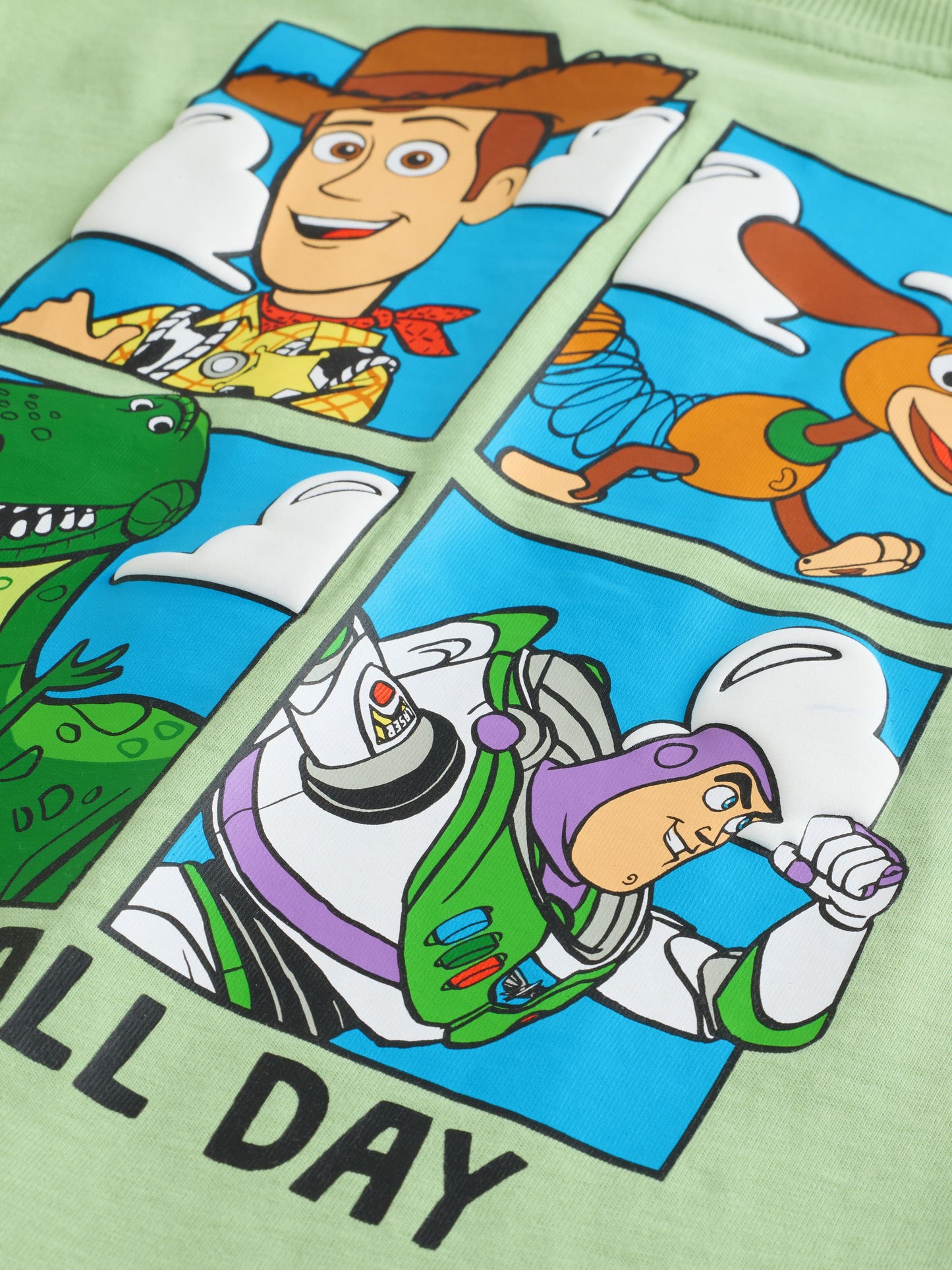 Sage Green Toy Story Short Sleeve T-Shirt (3mths-8yrs) image 8