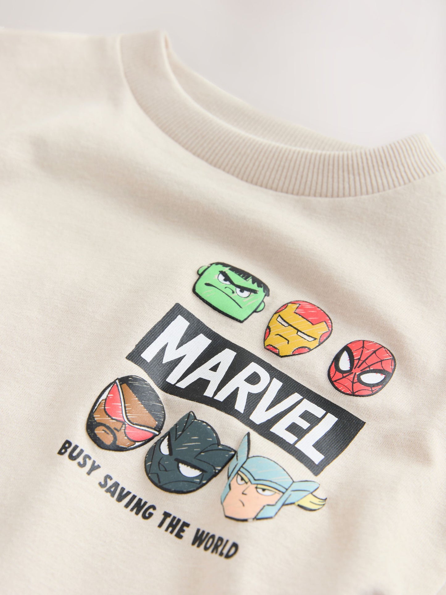 Dsiney Kidz - Light Grey Marvel Short Sleeve Cotton T-Shirt (6mths-8yrs) image 8