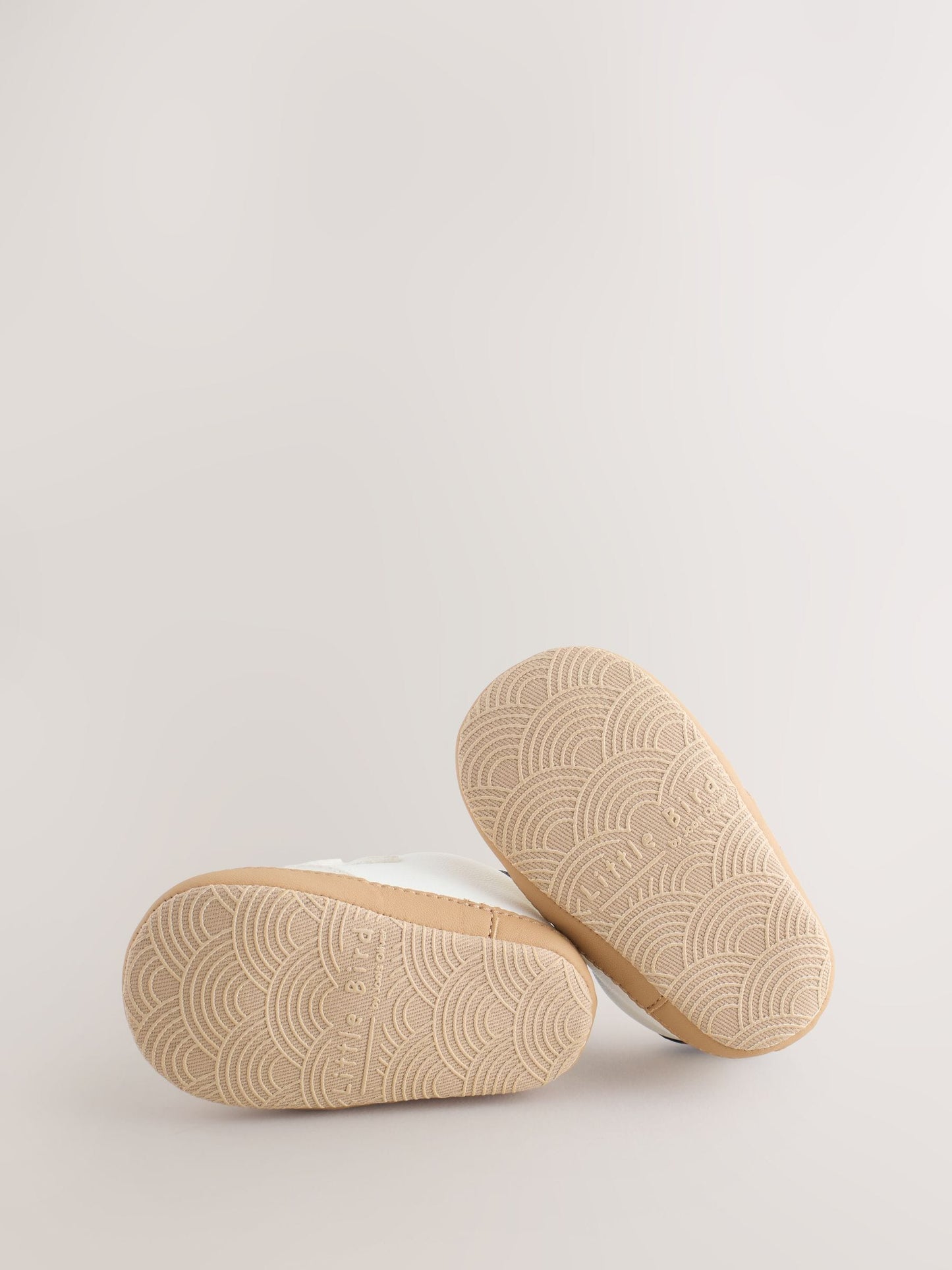 Little Bird by Jools Oliver White Rainbow Tape Gum Sole Trainers Padders image 5