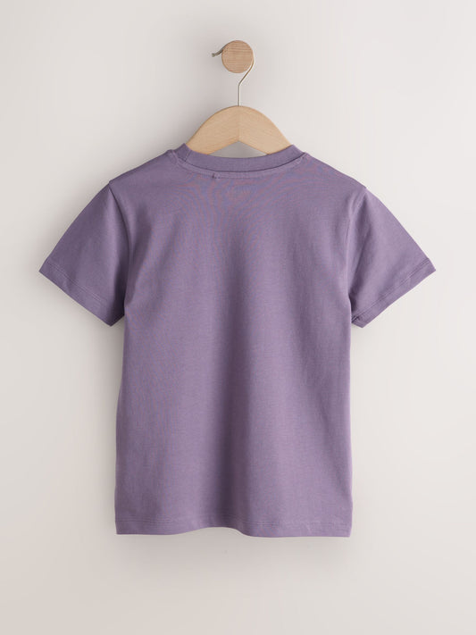 Dsiney Kidz - Soft Purple Regular Fit Short Sleeve T-Shirt (3-16yrs) image 2