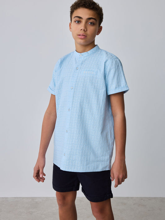 Dsiney Kidz - Baker by Ted Baker Grandad Collar Shirt image 2