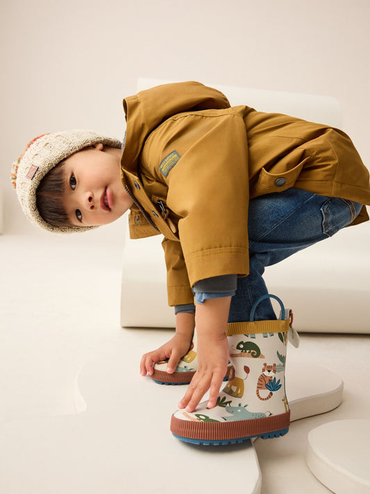 Neutral Safari Handle Pull On Wellies image 2