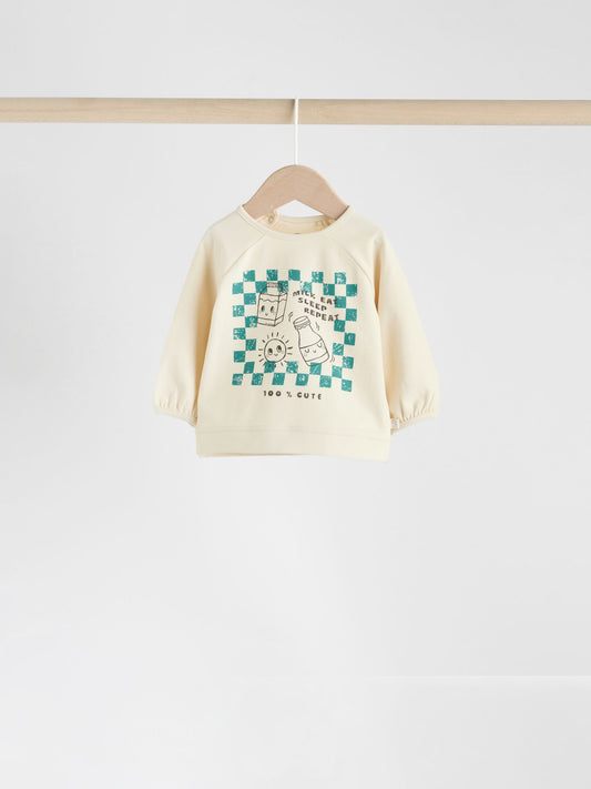 Blue/Green Milk Club Baby Top & Leggings 6 Piece Set (0mths-3yrs) image 2