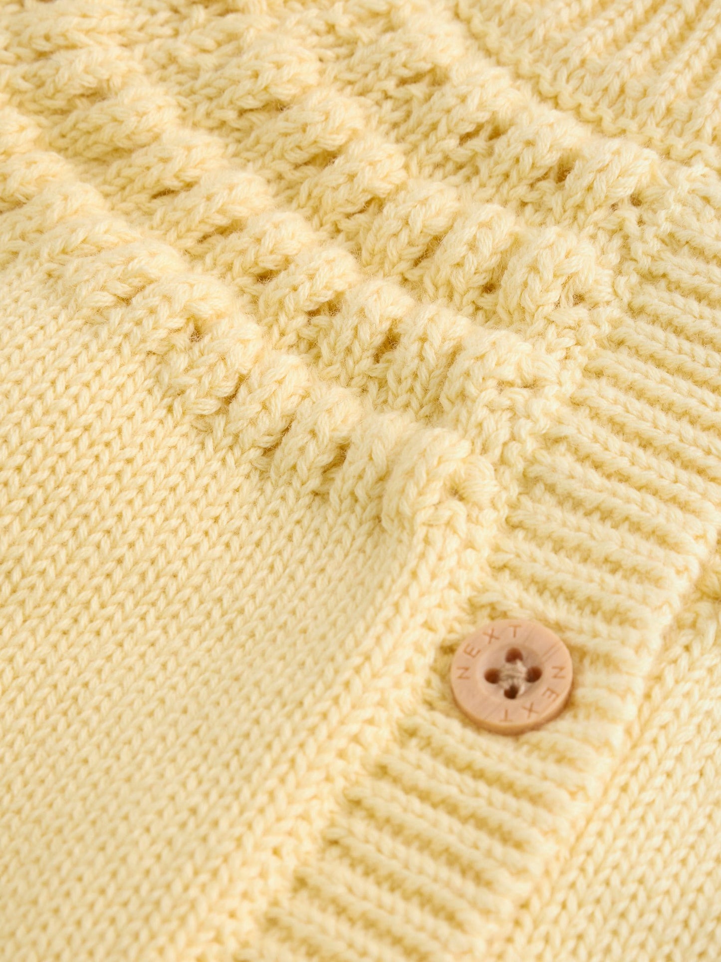 Dsiney Kidz - Yellow Heart Pocket Button Through Baby Cardigan (0mths-2yrs) image 7
