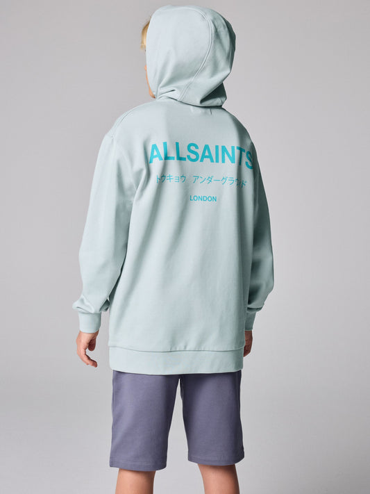 smALLSAINTS Light Blue Oversized Underground Pullover Hoodie - image 2