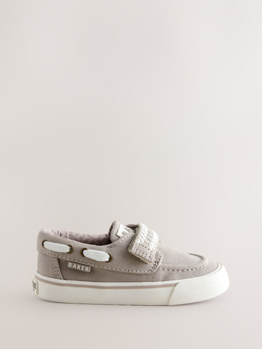 Baker by Ted Baker Stone Canvas Boat Shoes image 2