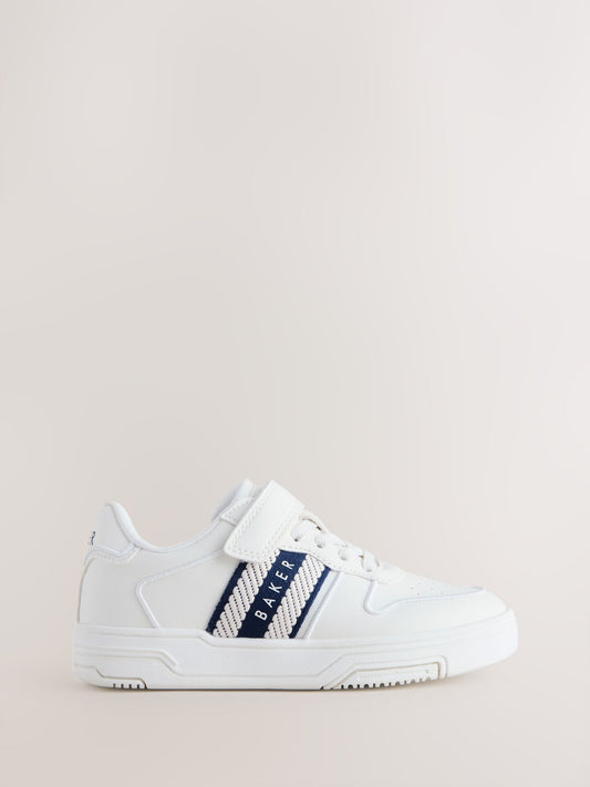 Baker by Ted Baker Branded Tape Chunky White Trainers image 2