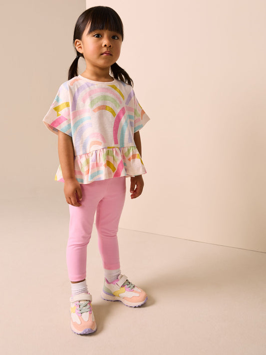 Dsiney Kidz - Rainbow Short Sleeve Peplum T-Shirt (3mths-7yrs) image 2