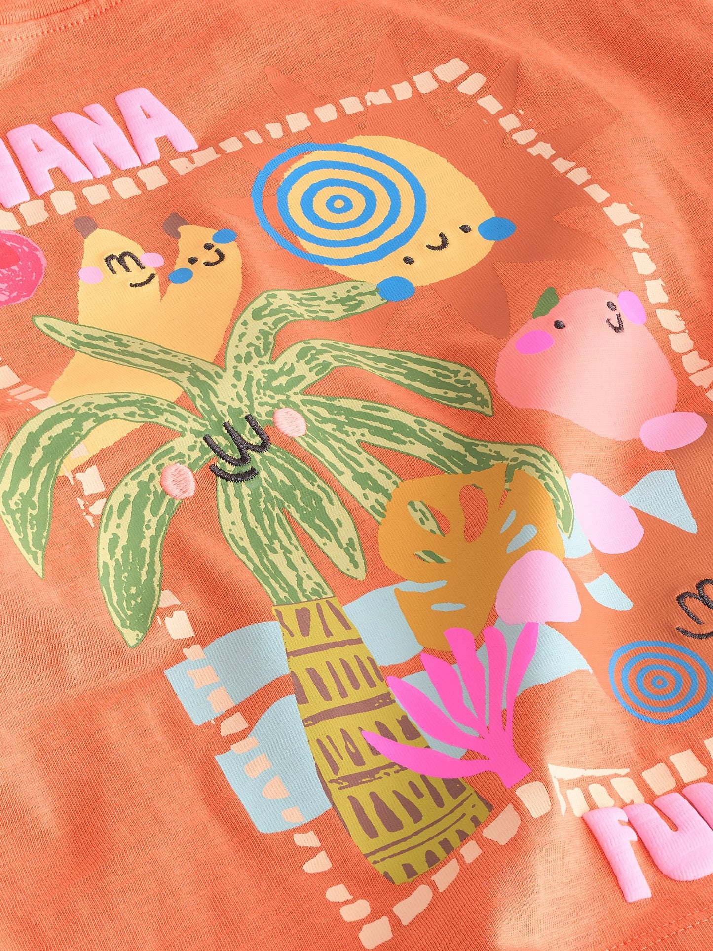Orange Palm Tree Short Sleeve T-Shirt (3mths-7yrs) image 8