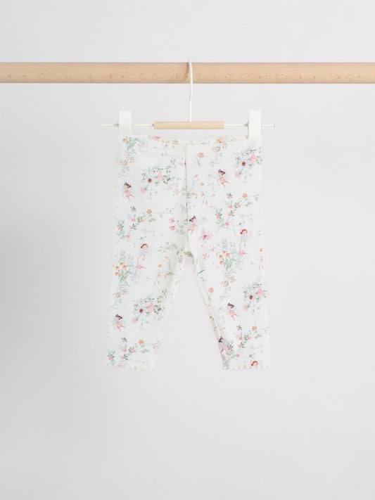White Fairy Long Sleeve Frill Top And Leggings Baby 2 Piece Set (0mths-2yrs) image 3