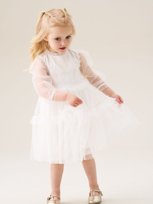 Dsiney Kidz - Angel & Rocket Natural Beau Embroidered Boho Dress image 2