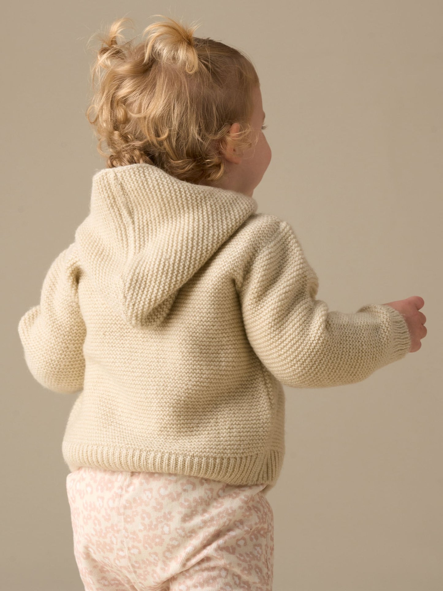 Dsiney Kidz - Angel & Rocket Cream Pippa Boucle Knit Cardigan image 3