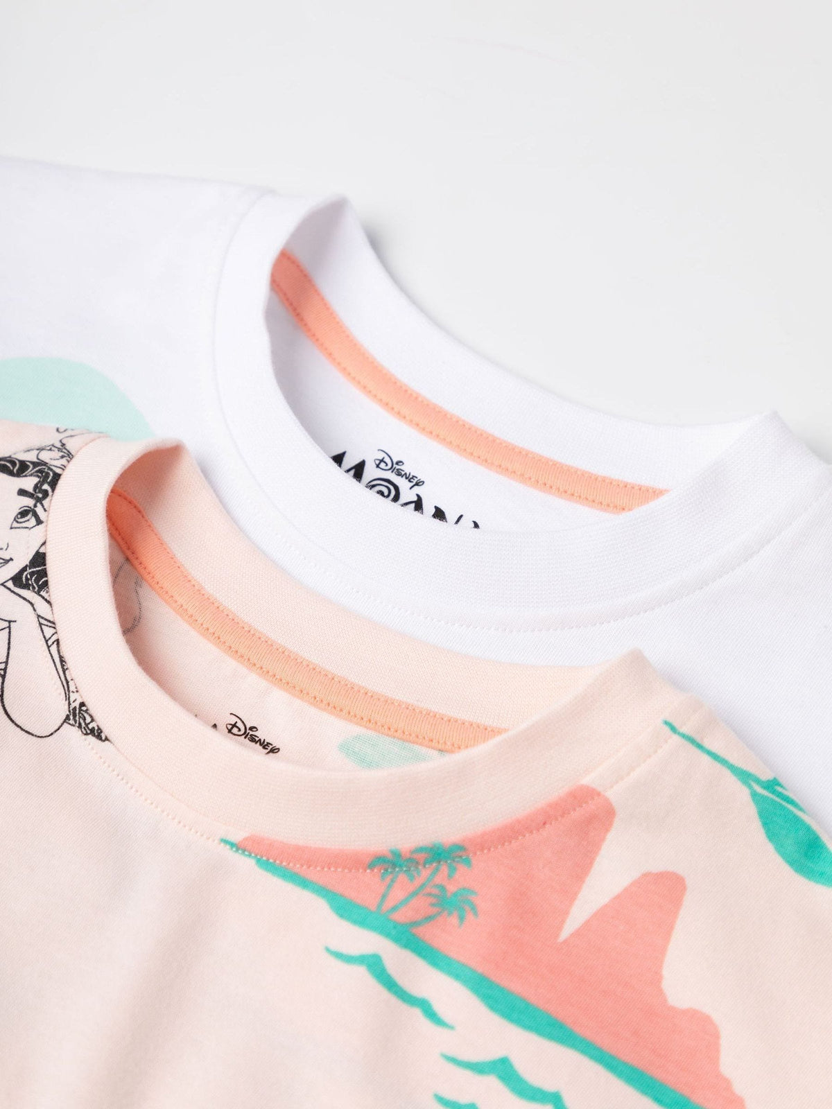 Vanilla Underground Pink Girls 100% Cotton Disney Moana Multicoloured Short Sleeve Short Leg Pyjamas Set Multi Pack of 2 - image 7