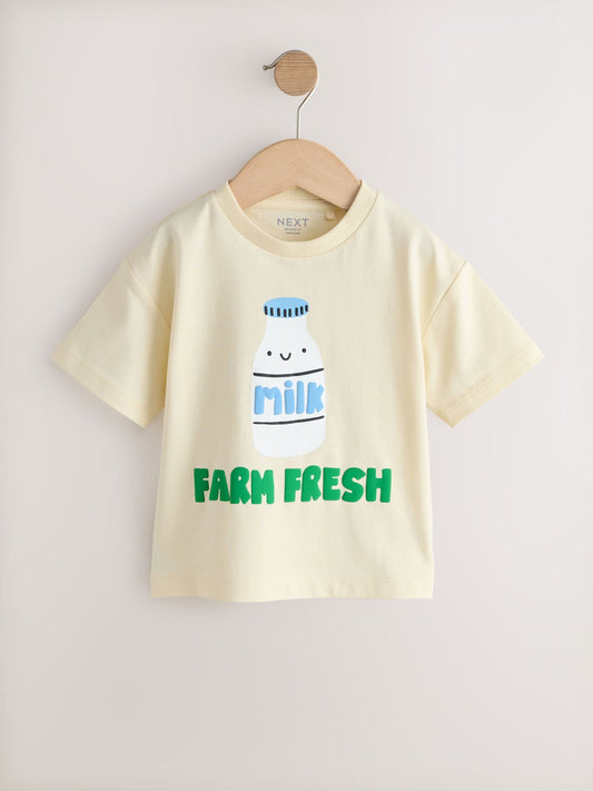 Blue Breakfast Short Sleeve Graphic T-Shirts 3 Pack (3mths-7yrs) image 2