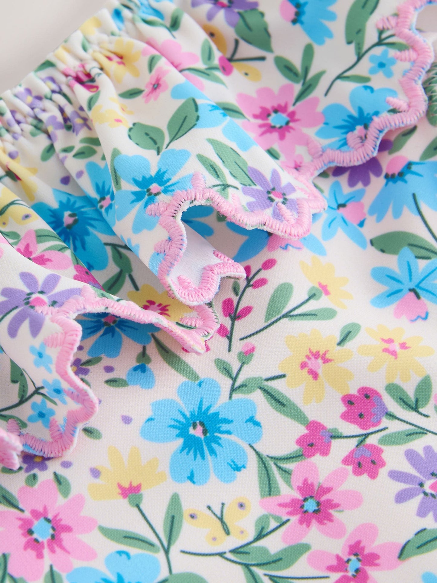 Dsiney Kidz - Pink/Yellow Ditsy Floral Frill Bikini (3-16yrs) image 9