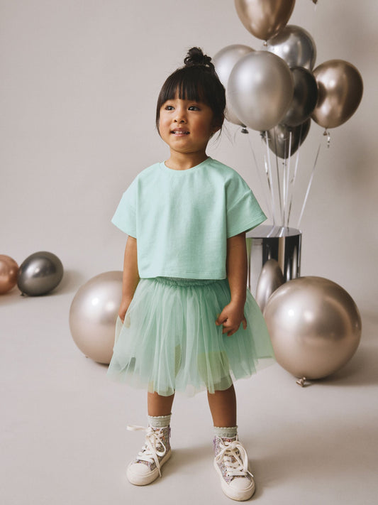 Dsiney Kidz - Mint Green Top and Tutu Skirt Set (3mths-7yrs) image 2