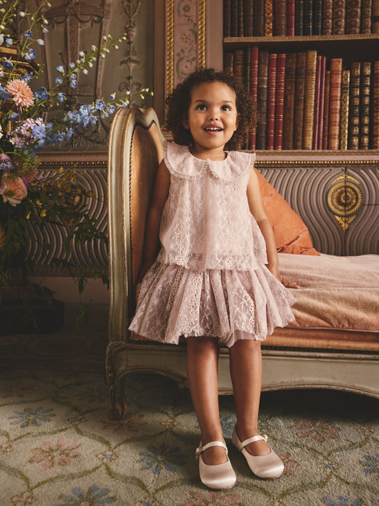 Dsiney Kidz - Pink Lace Top & Skirt Set (3mths-7yrs) image 2