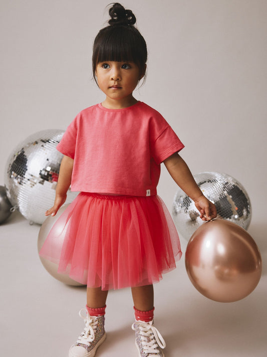 Dsiney Kidz - Berry Pink Top and Tutu Skirt Set (3mths-7yrs) image 2