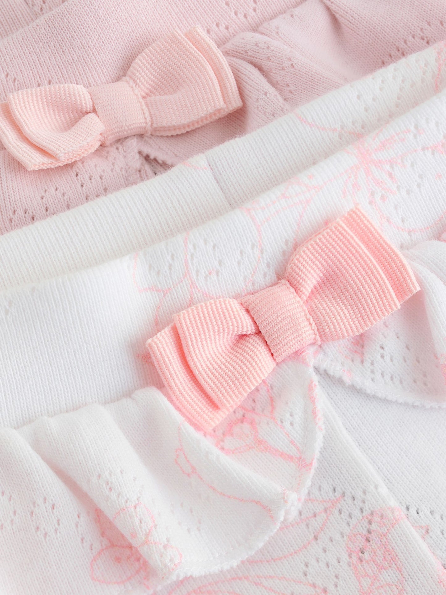 Baker by Ted Baker 2 Pack Pointelle Layette Leggings image 6