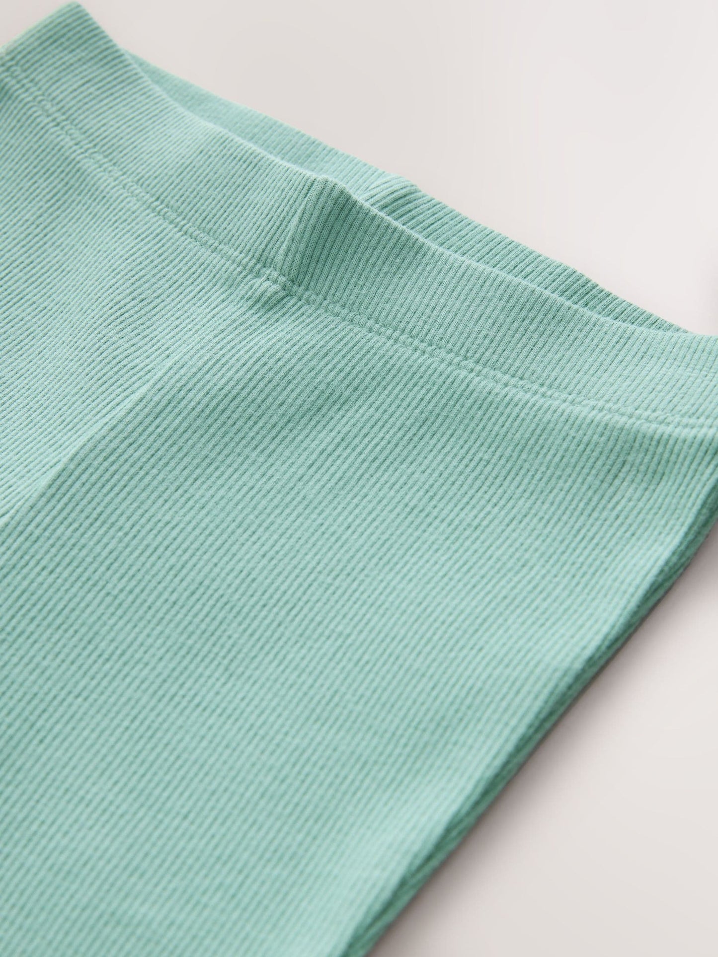 Green Ribbed Flare Leggings (3mths-7yrs) image 8