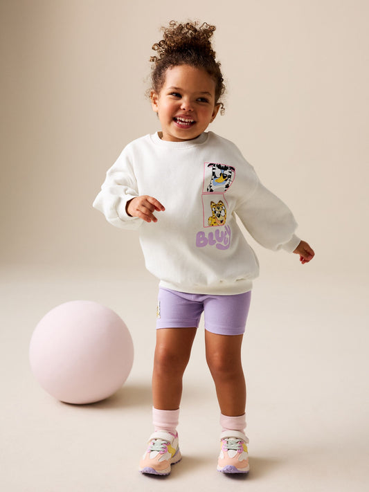 Dsiney Kidz - Cream Bluey Shorts Set (12mths-7yrs) image 2