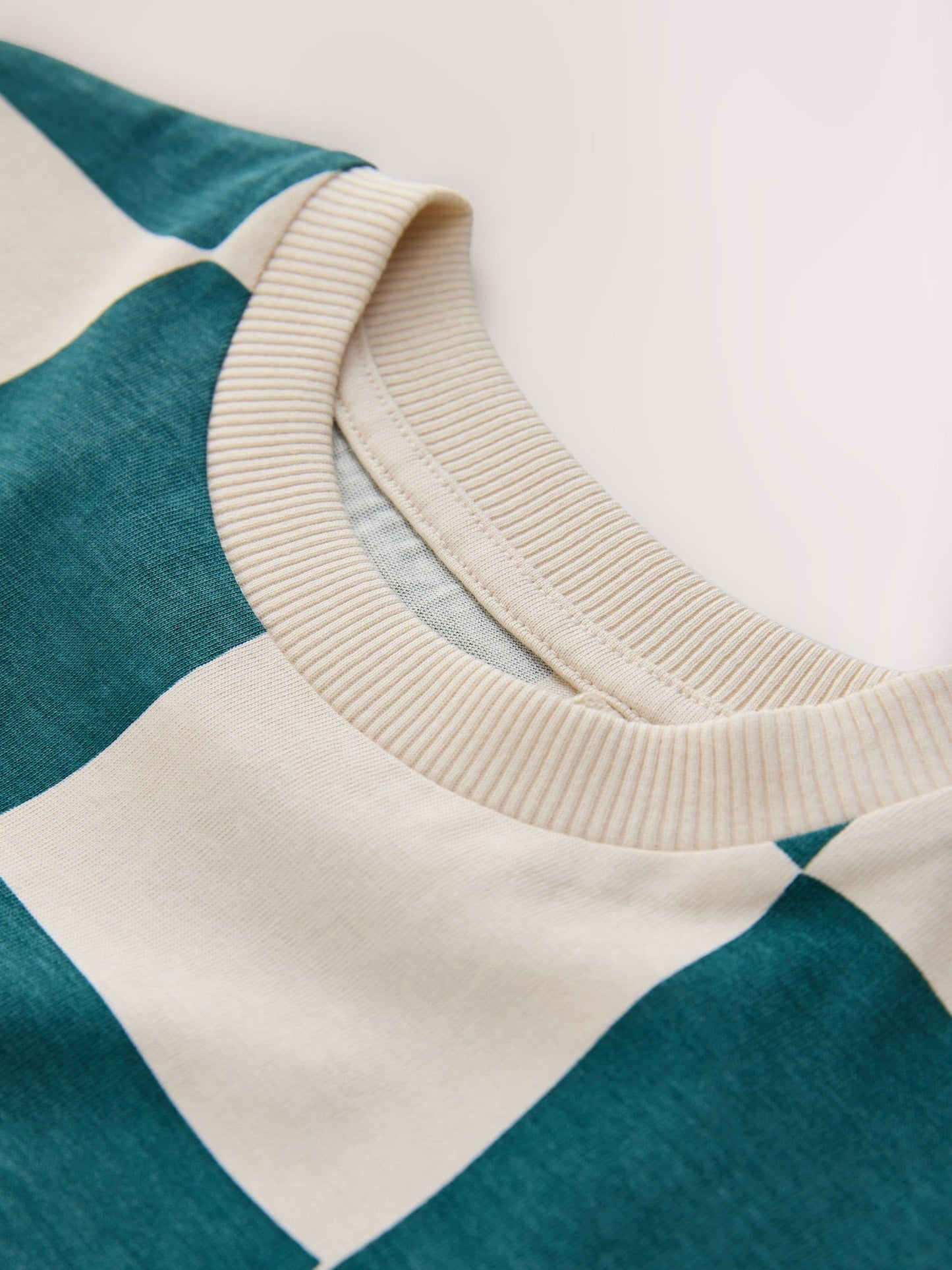Dsiney Kidz - Green/White Wavy Checkerboard Short Sleeve All-Over Print T-Shirt (3 Month-7 Years) (3mths-7yrs) image 7