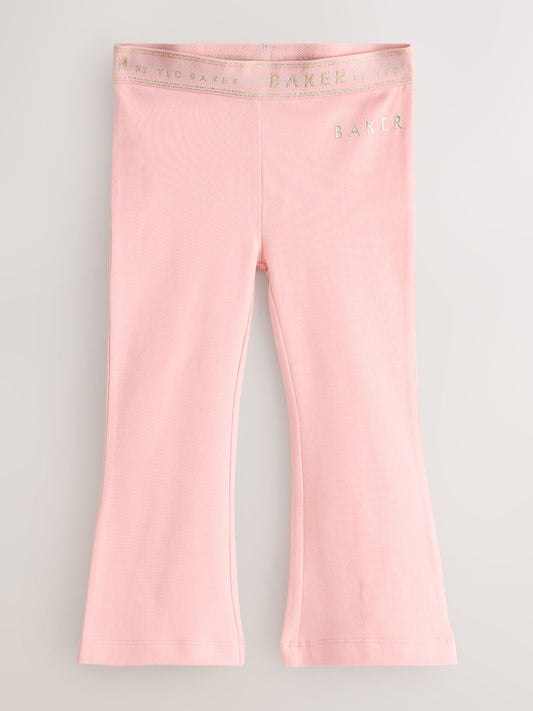 Baker by Ted Baker 2 Pack Pink Flares Leggings image 2