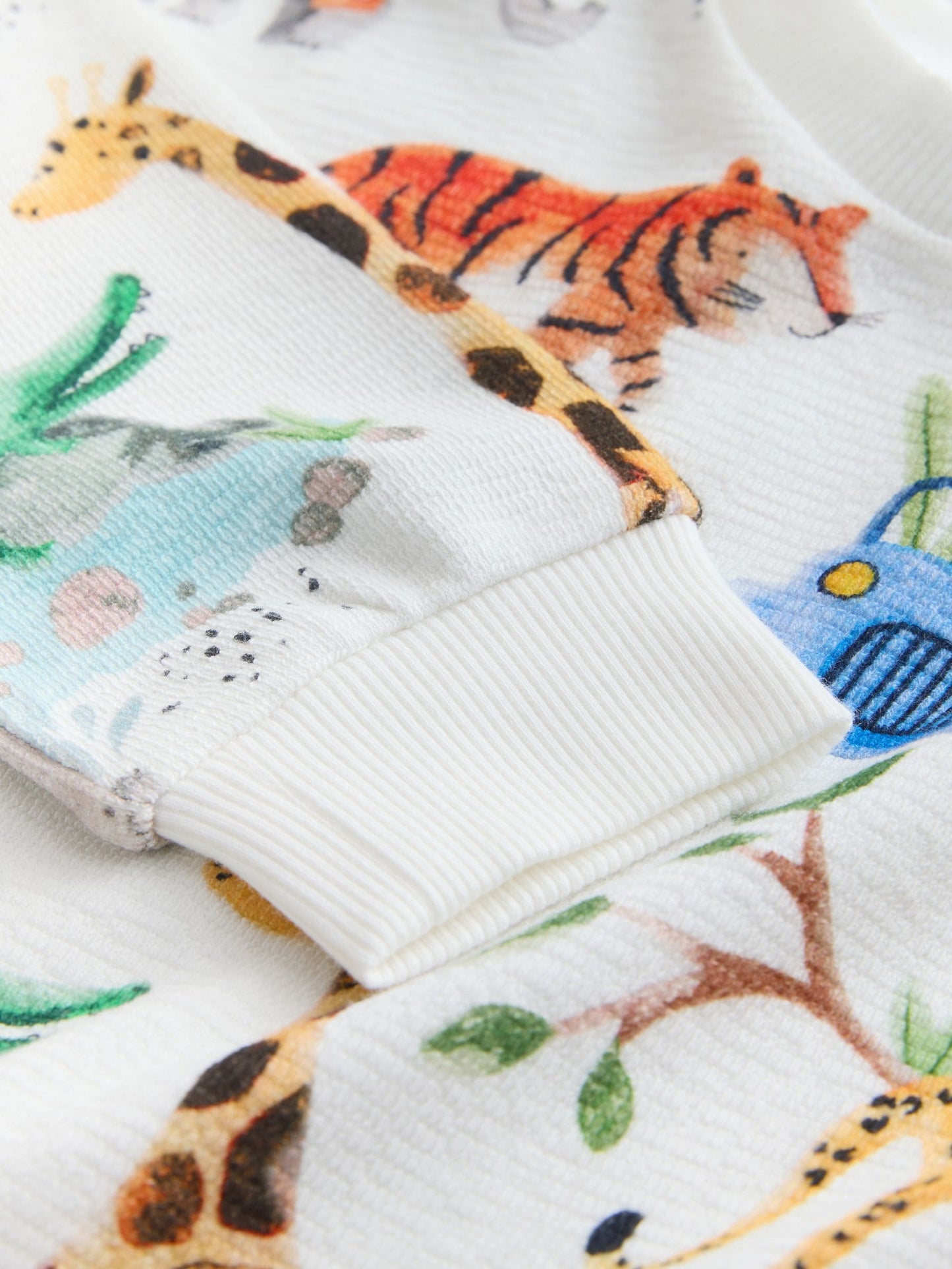 Dsiney Kidz - Watercolour Animals All Over Printed Crew Neck Sweat Top (3mths-7yrs) image 7