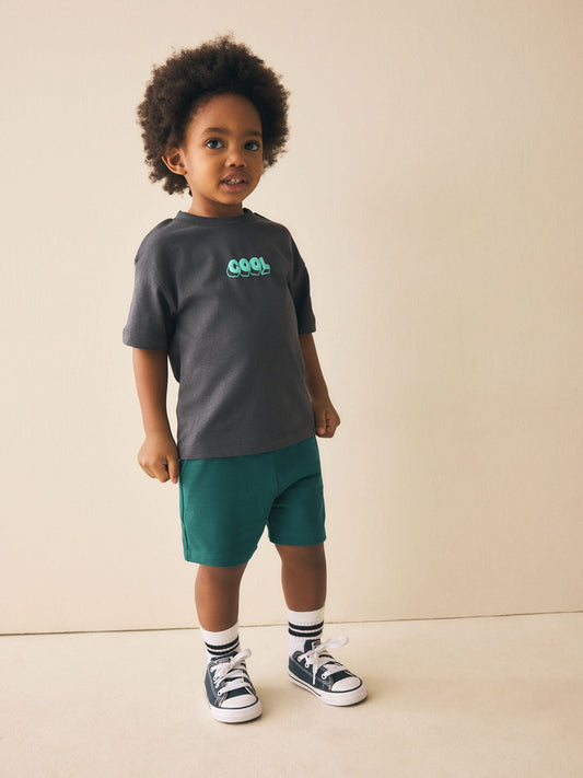 Green Jersey Shorts (3mths-7yrs) image 2