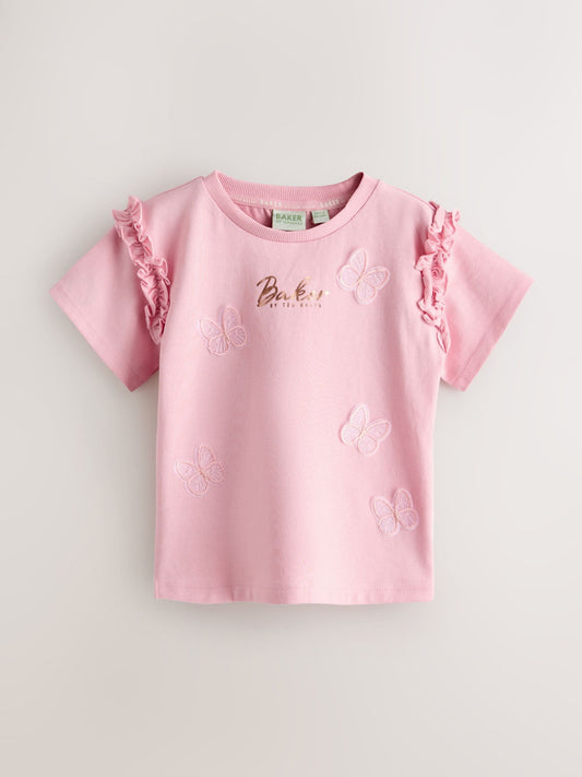 Baker by Ted BakerFrill 3D Butterfly T-Shirts 3 Pack image 3