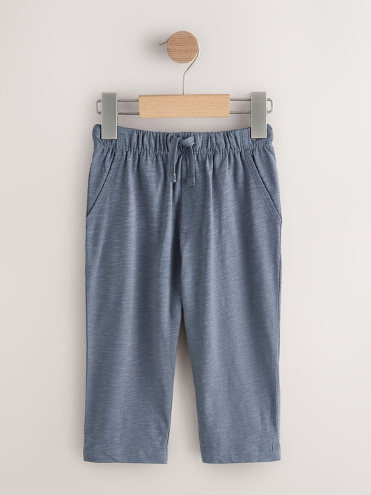 Rust Stripe Tan Brown And Grey Stripe Joggers 3 Pack (3mths-7yrs) image 2