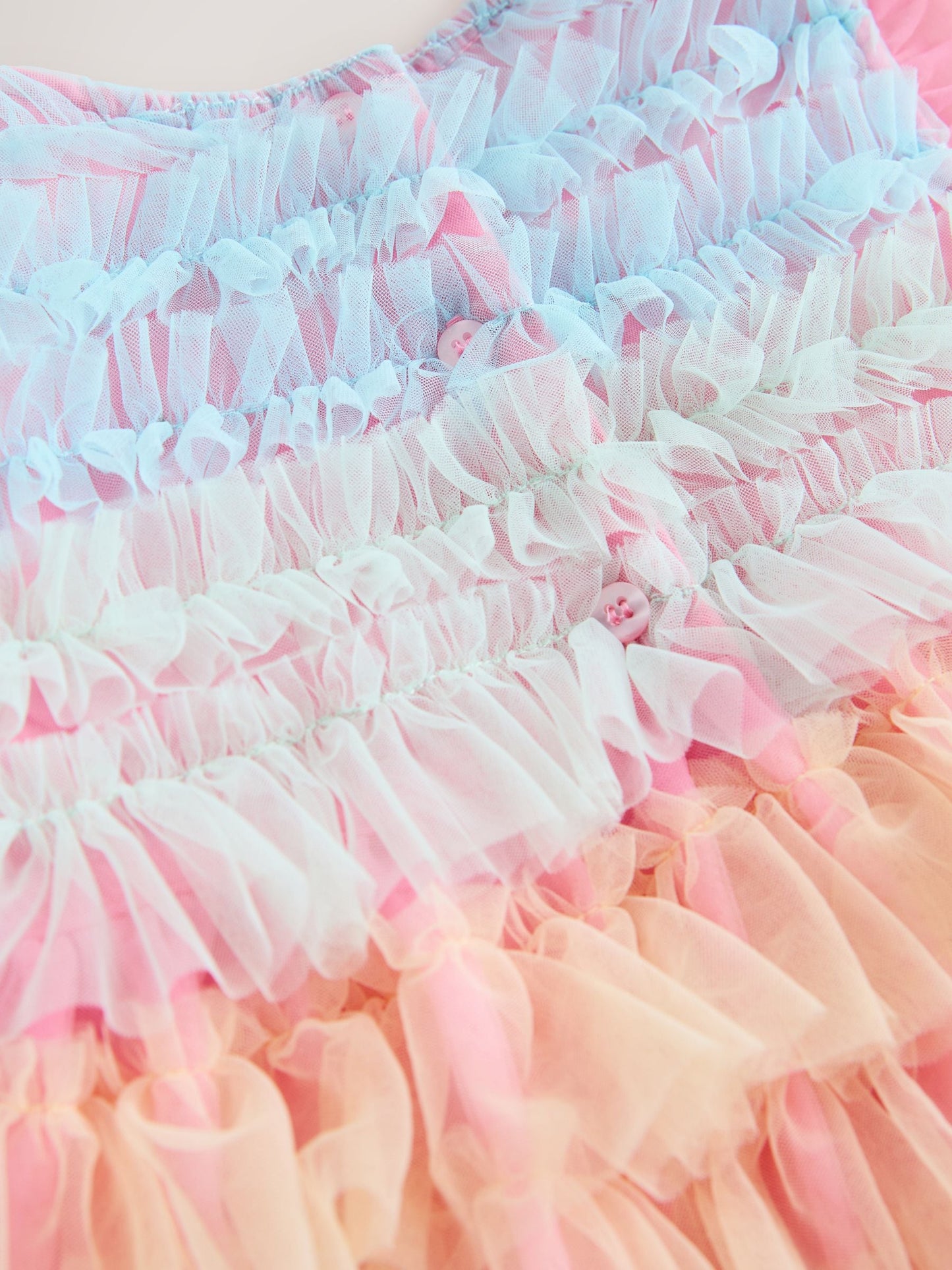 Rainbow Tiered Mesh Party Dress (3mths-8yrs) image 8
