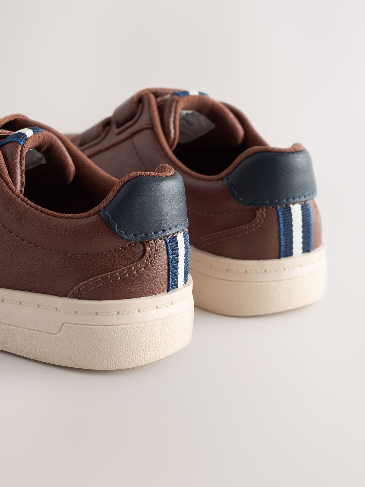 Tan Brown Touch Fastening Shoes image 6